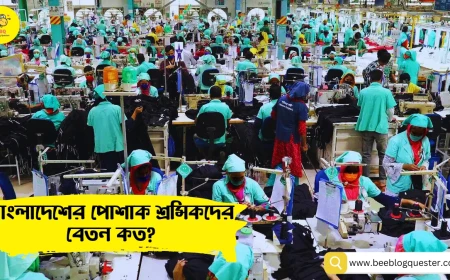 বাংলাদেশের পোশাক শ্রমিকদের বেতন কত?